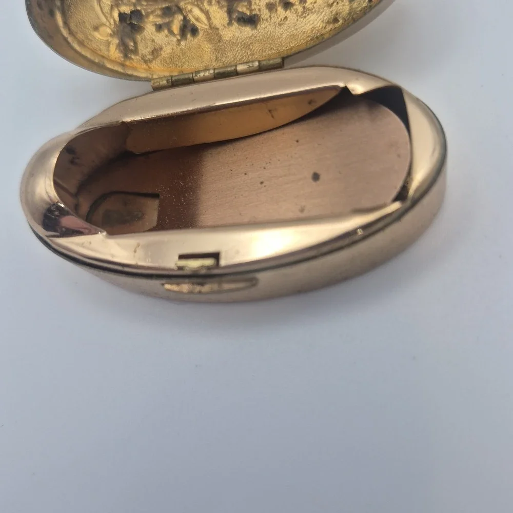 Vintage Max Factor Lipstick Compact Case  1950's  READ